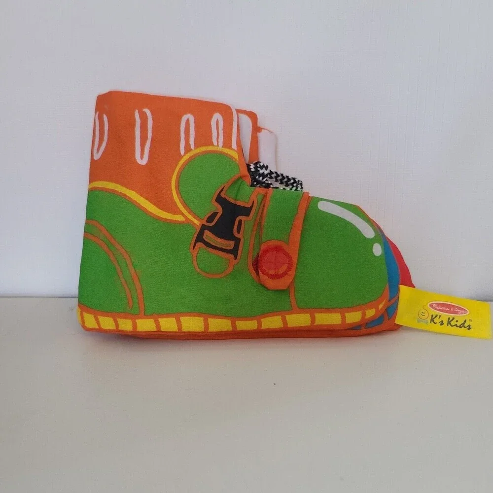 Melissa and Doug K's Kids Shoes Cloth Book